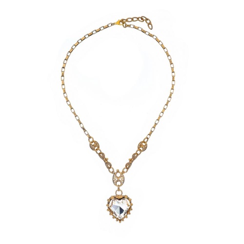 Колье Celeste G, с кристаллом Swarovski в форме сердца, CS26.1-1098 хрустальный