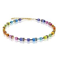 Колье Coeur de Lion Multicolour Rainbow Gold, 2838/10-1573