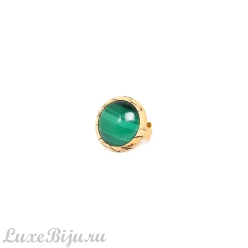 Кольцо Nature Bijoux, Bergame, разъемное,тамариндовое дерево и малахит, NB22.2-19-24511 зеленый