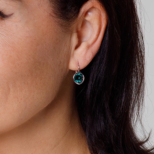 Серьги Fiore Luna Emerald, A1911.18 G/S фото 4