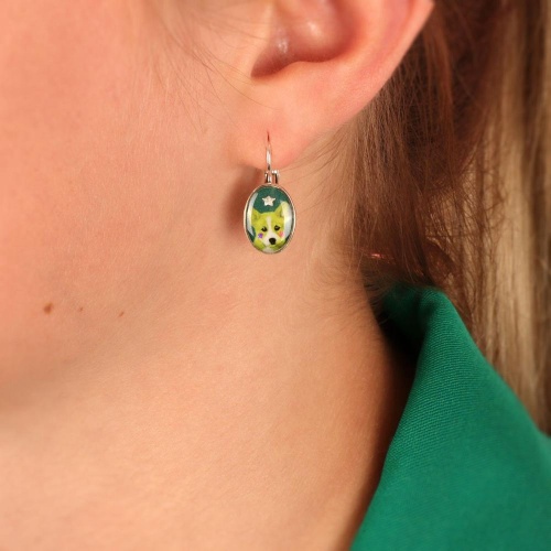Серьги TARATATA, Tootoo, асимметричные, со смолой и блестками, TT-W23-10772-10M серебристый фото 2
