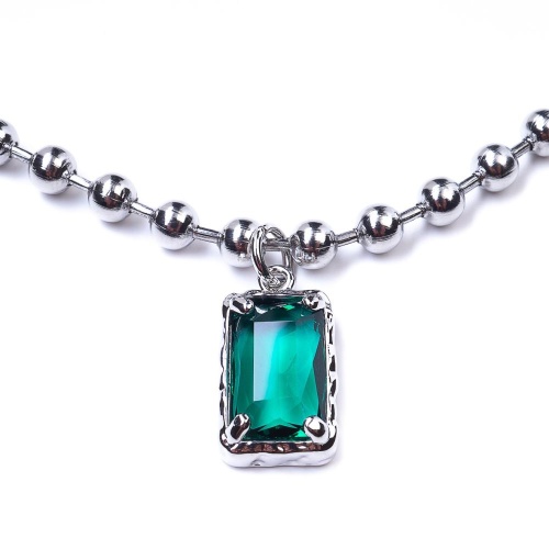 Колье Moon Paris, Ringo, с кристаллом, MR-22.03-014 зеленый фото 3