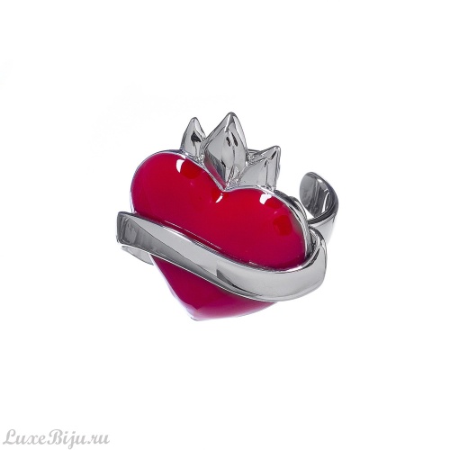 Кольцо La Tatoueuse, Amour, разъемное, сердце, LT22-T4016 серебристый