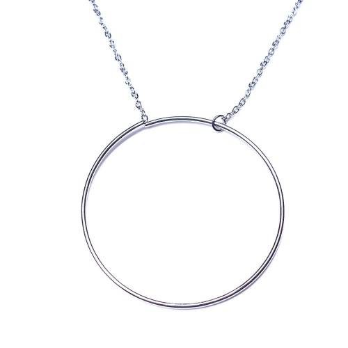 Колье Moon Paris, Ikita, с подвеской в форме кольца, MIK-22.03-004 серебристый фото 5