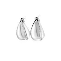 Серьги Dansk Copenhagen, Courage Waterproof, с зеркальным эффектом, DNSK26.1-3W2601015 серебристый