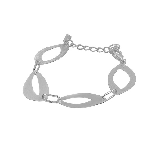 Браслет Dansk Copenhagen, Alaya, с овалами неправильной формы, DNSK25.2-7C2501006 серебристый