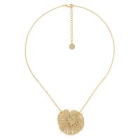 Колье ORI TAO, Water Lily, текстурированный метал, OT25.1-15-31860 золотистый