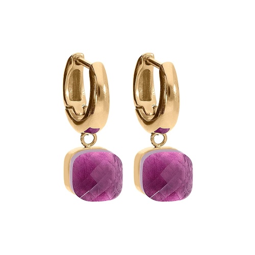 Серьги Qudo FIRENZE (G) Grape, 107001/20-4826