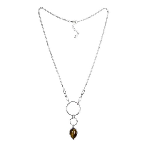 Колье Fiore Luna TIGER EYE, LN3171-6 BR/S