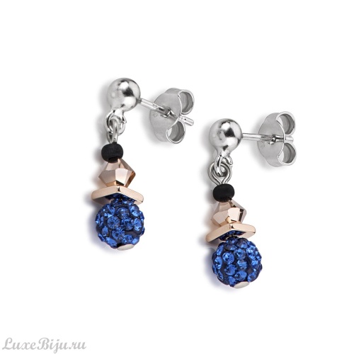 Серьги Coeur de Lion Multicolor 4846/21-1500