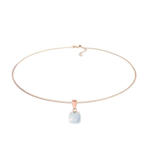 Колье Qudo Firenze arctic blue opal, 400368.1 BL/RG фото 3