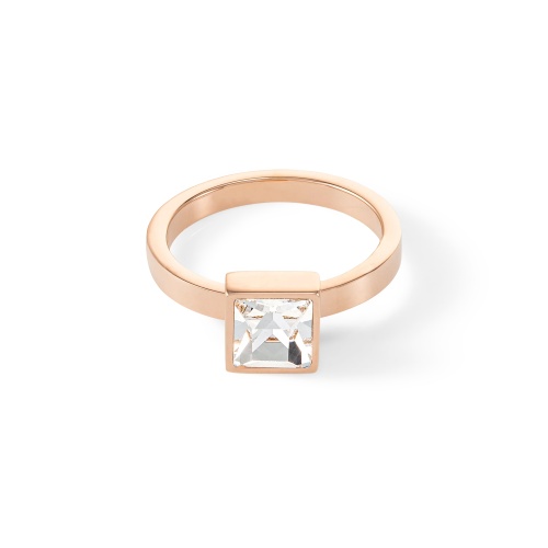 Кольцо Coeur de Lion Brilliant Square Rose Gold, 0500/40-1822 58 фото 6