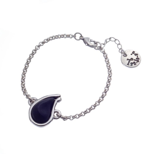 Браслет Tra-la-ra, Infinity, со вставкой из смолы, TLR23-231P005 черный