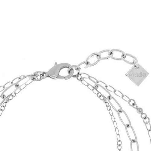 Колье VIDDA, Caramel, тройное, с кристаллом Swarovski, VD22-00858 голубой фото 3