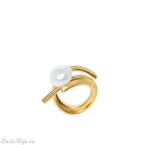 Кольцо Katerina Vassou, Buttress, разъемное, с жемчугом, KV26.1-401051G золотистый