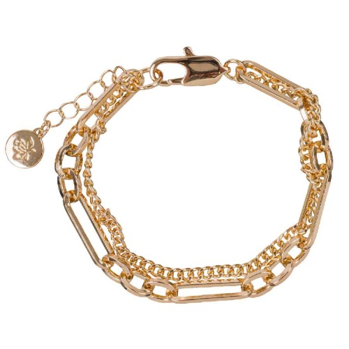 Браслет Fiore Luna Double Сarabiner, CL6096 G