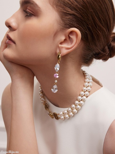 Серьги Fiore di Firenze OR0431 ROSA фото 3