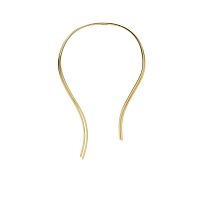 Колье Katerina Vassou, Singularity, гривна, минималистичный дизайн, KV25.2-404738G золотистый