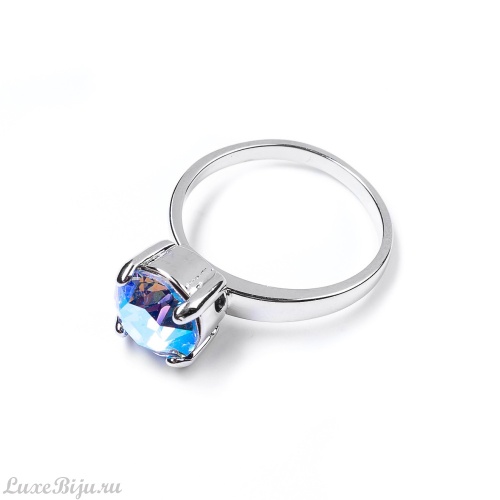 Кольцо Moon Paris, Ringo, разъемное, с кристаллом, MR-22.03-066 голубой