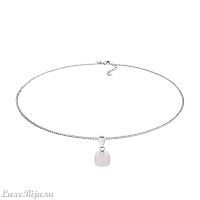 Колье Qudo Firenze Dark Rose Opal, 400018.1 R/S
