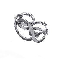 Кольцо Moon Paris, Ringo, двойное, широкое, MR-22.12-223 серебристый