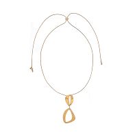 Колье Dansk Copenhagen, Alaya, с овалами неправльной формы, DNSK25.2-9C2501007 золотистый