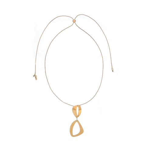 Колье Dansk Copenhagen, Alaya, с овалами неправльной формы, DNSK25.2-9C2501007 золотистый
