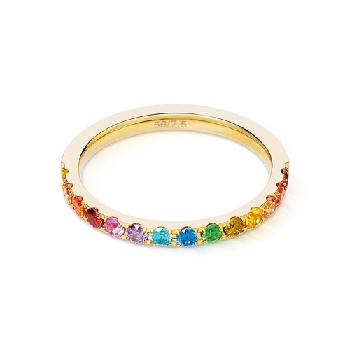 Кольцо Coeur de Lion Multicolor Rainbow-Gold, 0146/40-1535 60
