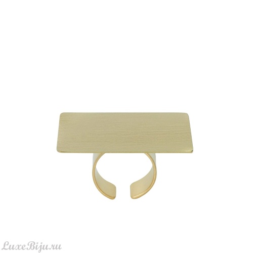 Кольцо Katerina Vassou, Kezia, разъемное, с прямоугольным элементом, KV26.1-308444G золотистый