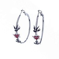 Серьги La Tatoueuse, Amour, конго, LT22-T3034 серебристый