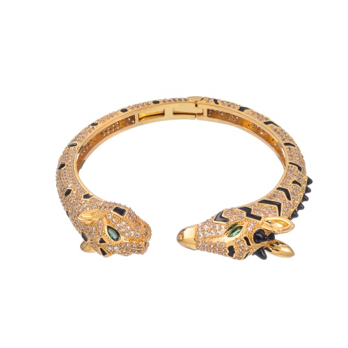 Браслет Moon Paris, кафф, анималистический дизайн, Mo-Y25.06-029.65 золотистый фото 2