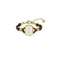 Браслет VIDDA, Lily, кожаный, с кристаллом Swarovski, VD25.1-02083 хрустальный