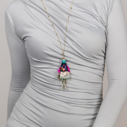 Подвеска Miamelie, кукла Делисия, MiA-2602-CL7417 золотистый фото 3