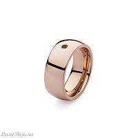 Кольцо - база Qudo Basic big gold 15.9 мм 627012 RG