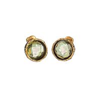 Серьги Alcozer&J, с цитрином, AL2512-O58DI25 желтый