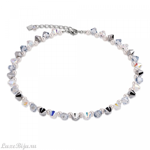 Колье Coeur de Lion Crystal-Silver 4873/10-1817