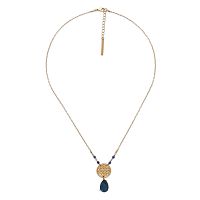 Колье Franck Herval, Charlie, с кристаллом Swarovski и лазуритом, FH26.2-15-64703 синий