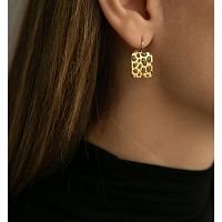 Серьги TARATATA, Carmen, с цветной смолой, TT-W25-04733-207 зеленый