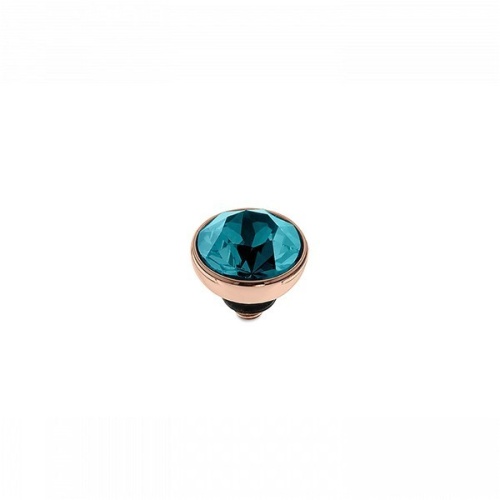 Шарм Qudo Bottone Blue Zircon 8 мм 680114 BL/RG фото 2