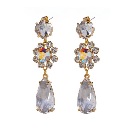 Серьги Moon Paris, Ringo Queen, с кристаллами, MRQ-23.12-095 хрустальный