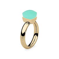 Кольцо Qudo FIRENZE 17.2 (G) Light Palace Green Opal, 107001/40-4510 17.2