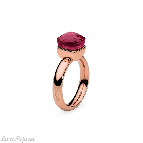 Кольцо Qudo Firenze fuchsia 17.8 мм 610964/17.8 V/RG
