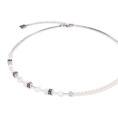 Колье Coeur de Lion White-Silver, 4087/10-1417 фото 3