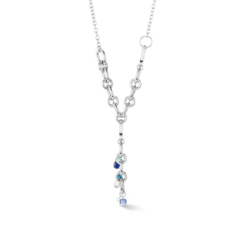 Колье Coeur de Lion Blue-Silver, 4521/10-0717