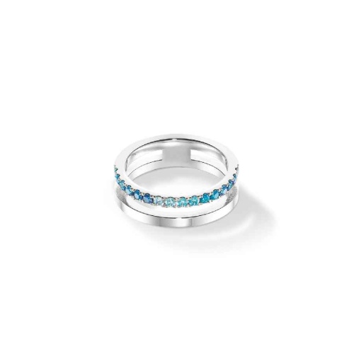 Кольцо Coeur de Lion Blue-Silver, 0136/40-0717 58