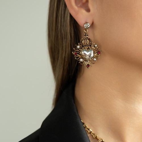 Серьги Celeste G, с кристаллами Swarovski и жемчугом, CS25.1-2006 серебристый фото 2