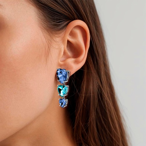 Серьги Dyrberg Kern SANCTU SS LIGHT BLUE, 480102 фото 3