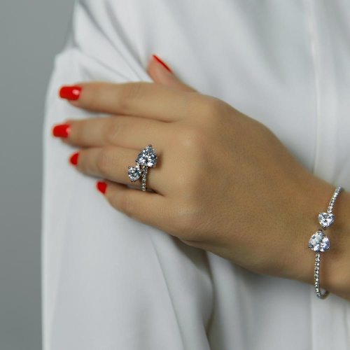 Кольцо Moon Paris, Bohemia, разъемное, с кристаллами, MB-26.01-036 хрустальный фото 2