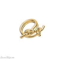 Кольцо Moon Paris, Ringo, с узлами, MR-23.12-063 золотистый, 18