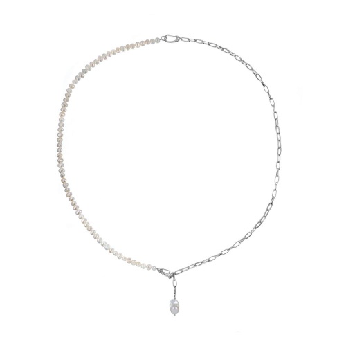 Колье Lanzerotti, Pianoforte, с жемчугом барокко, LZ-25.12-373 белый фото 2